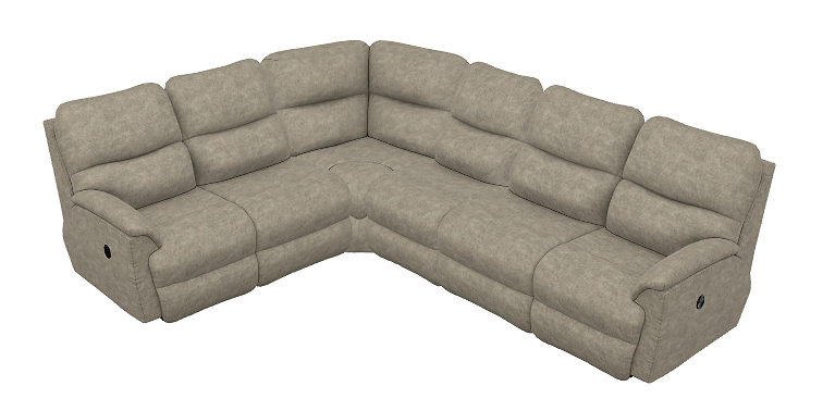 Trouper 4-Piece Power Sectional