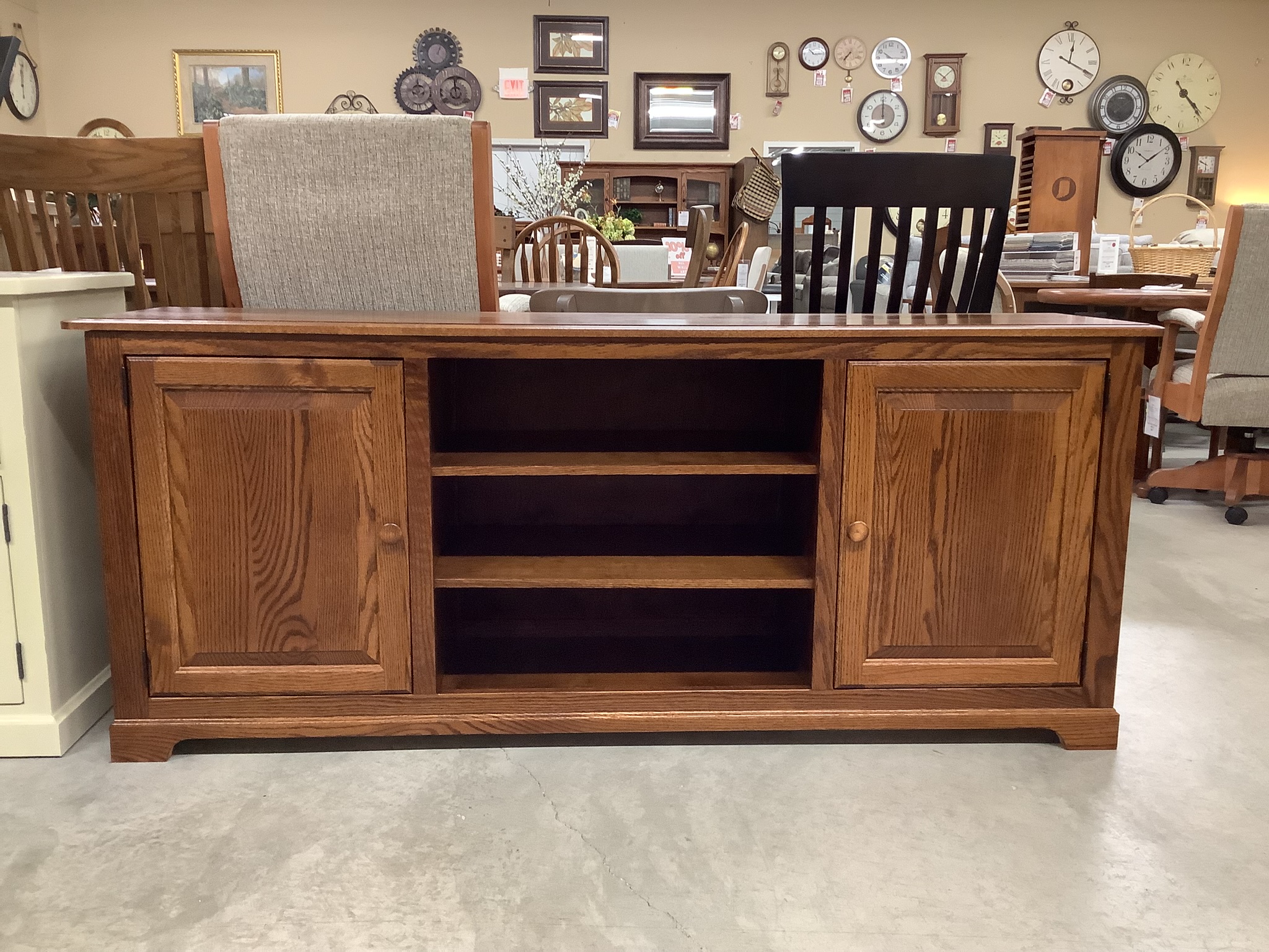 72" TV Console (Michaels Cherry)