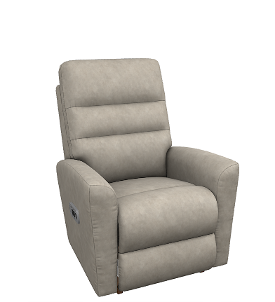 Liam Power Rocking Recliner w/ Headtilt & Lumbar (iRavencrest Pebble)