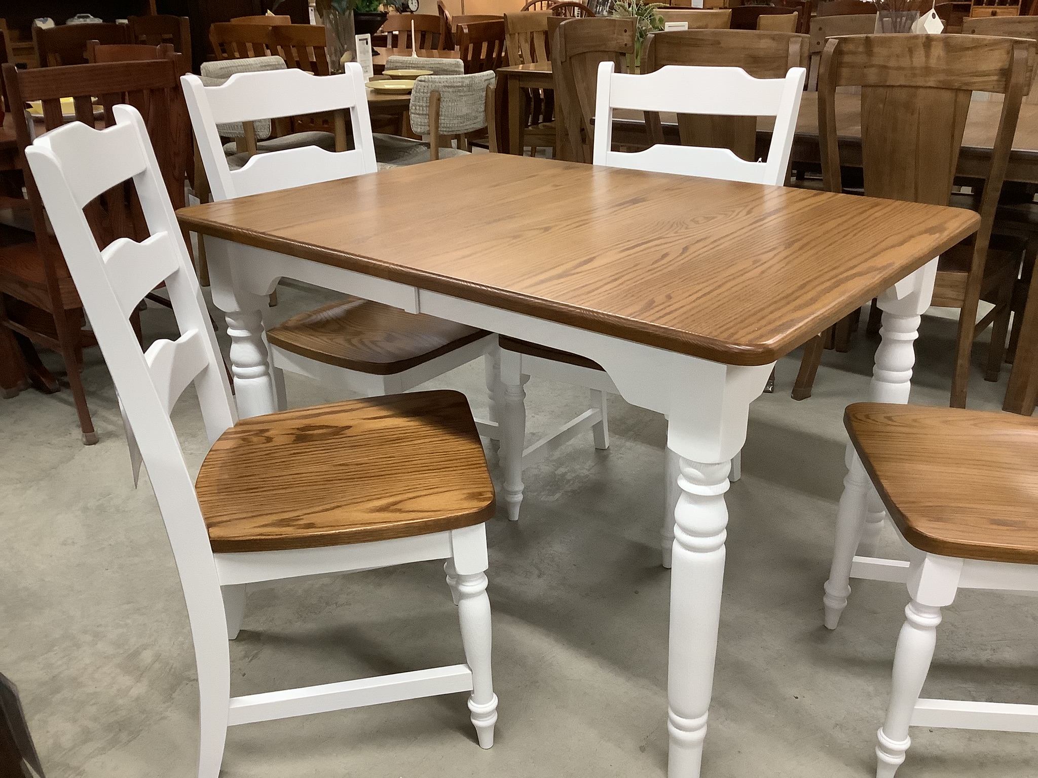 Hoosier Leg Table (Oak)