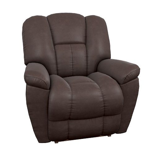 Maverick Power Rocking Recliner w/Tilt Headrest and Lumbar Support (Walnut)