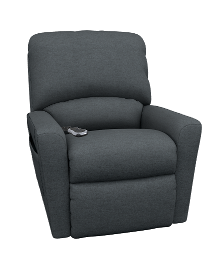 Jean Bronze Power Lift Recliner with Contour Cushion (Halifax Denim)