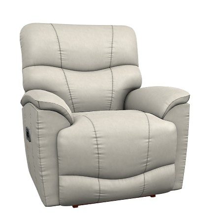 Trouper Power Rocking Recliner w/ Tilt Headrest, Lumbar Support & Contour Cushion (Cozy Match Dusty)
