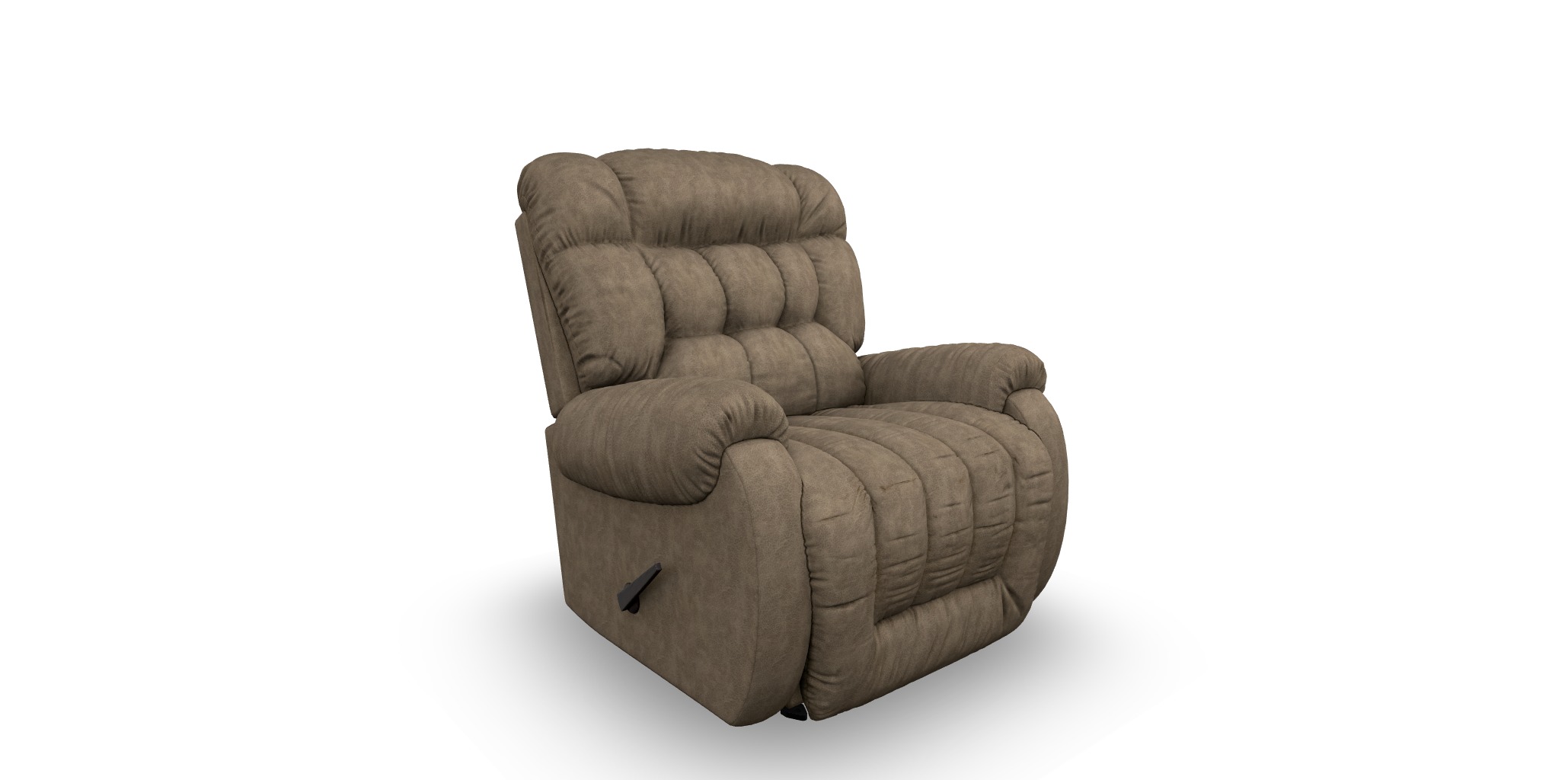 Rake Manual Space Saver Recliner (Mushroom)