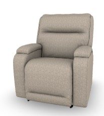 Maverly Power Lift Recliner w/Heat, Massage, Head Tilt (Muslin)